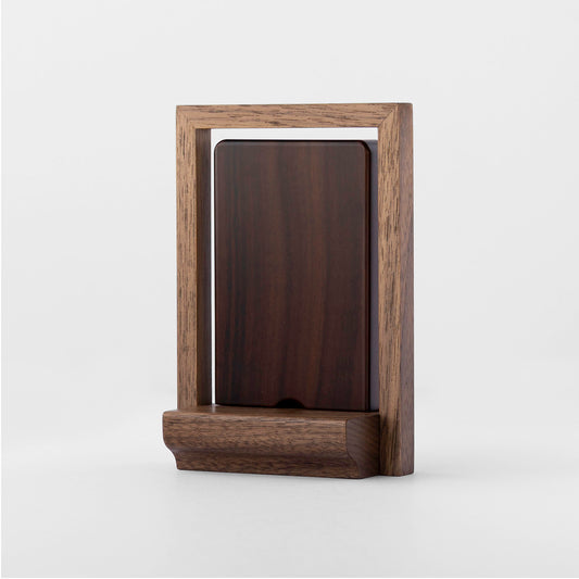 ふたり位牌 紫丹系 斜め